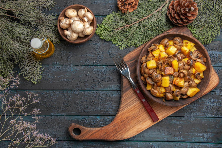 Estofado de Jabalí con setas y finas hierbas